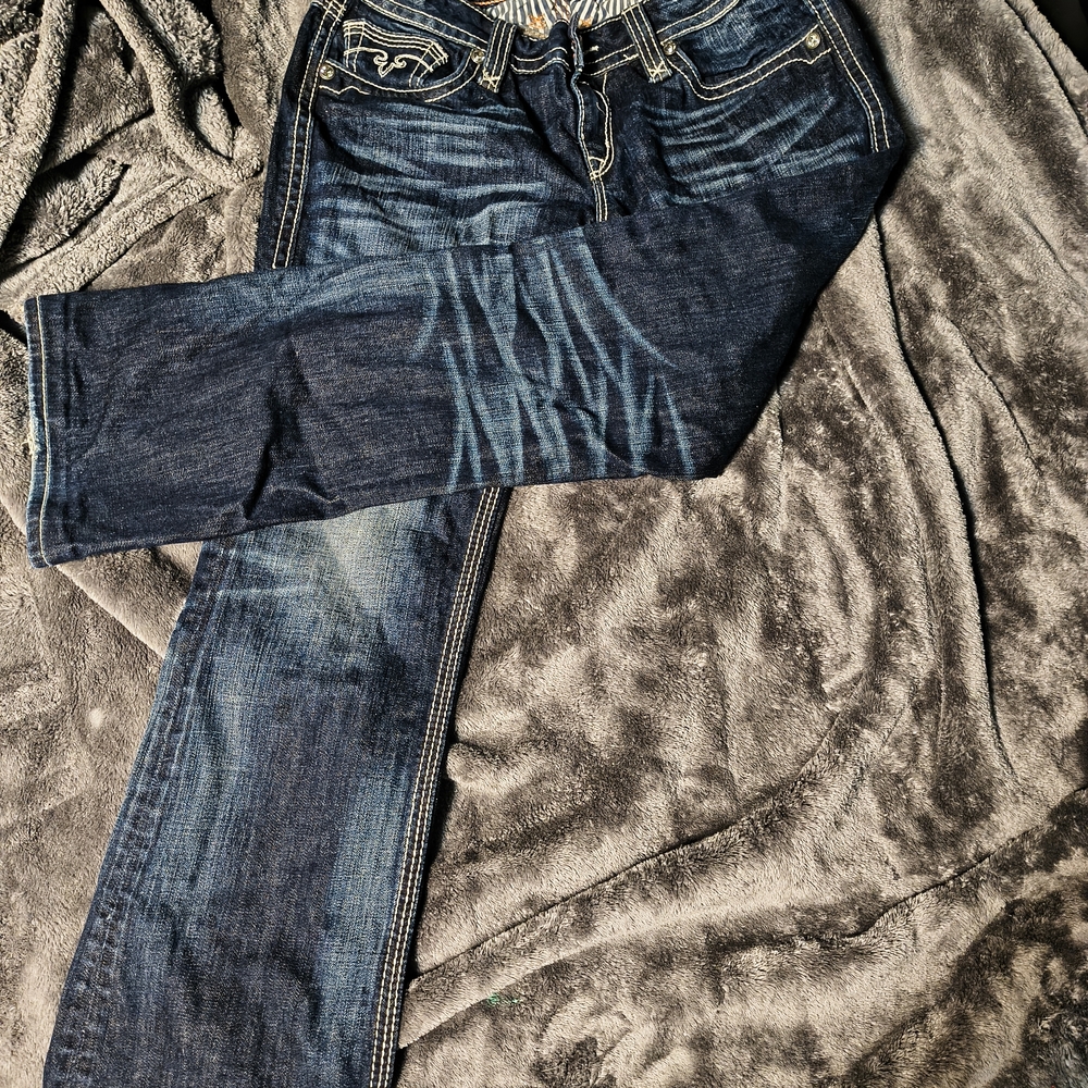 Rock Revival Dark Blue Boot Cut Jeans